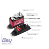 DSSERVO DS3218 BB/MG PRO High Speed 23.5KG/0.1sec@6.8V metall Getriebe