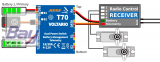 HEPF Voltario T70 JR - Der Voltario T70 ist eine digitale Hochleistungs-Doppelbatterie-Weiche mit fortschrittlichen Telemetriefunktionen.