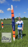 Robbe Modellsport ARGOS ARF Voll-CFK 2,75m Elektro Segler Voll-Carbon, Weiss/Blau/Neon Orange