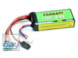 LiFe Akku EGOBATT 1100 mAh - 6.6V (25C)