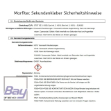 Sekundenkleber Set Cyanacrylat niedrigviskos + mittelviskos + hochviskos extra lange lagerfhig 3 x 20g Dosierflasche