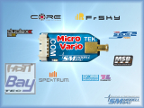 SM-Modellbau MicroVario - Echt winzig! Und trotzdem ist das MicroVario ein vollwertiges TEK Vario mit hochwertigen Drucksensoren und einem dreiachsigen Beschleunigungssensor. Volle Untersttzung fr die Telemetrie von Jeti Duplex, Multiplex M-Link, Graupn