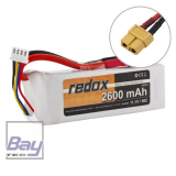 Redox 2600 mAh 11,1V 3S 50C - LiPo Akku