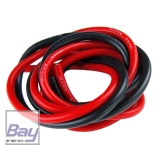 Silicon Kabel 1,5 qmm Rot und Schwarz je 1m