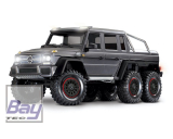 TRAXXAS Mercedes-Benz G63 AMG 6x6 RTR ohne Akku/Lader inkl Licht 1/10 6WD Scale-Crawler Brushed silber